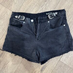 BlankNYC black denim shorts size 28